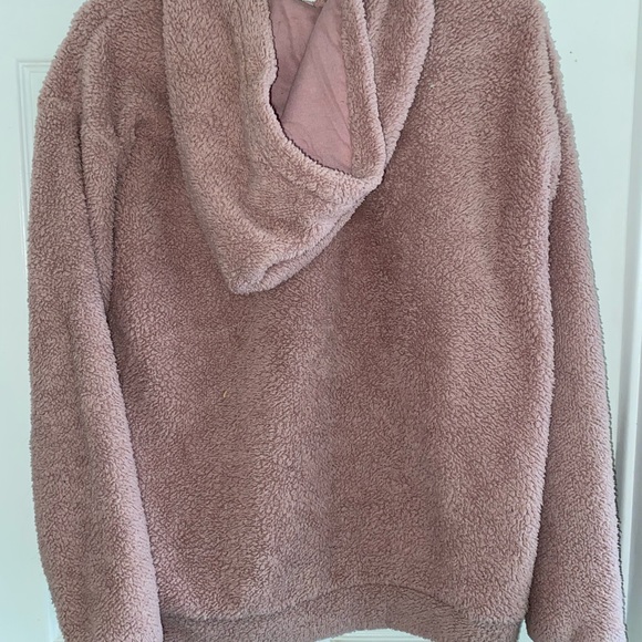 Sherpa Half Zip Hoodie - Picture 2 of 3